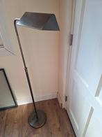 bronskleur lees/vloerlamp, Huis en Inrichting, Lampen | Vloerlampen, Ophalen, Gebruikt, Metaal, Klassiek