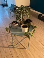 Gratis Bijzettafel, Minder dan 55 cm, Gebruikt, Metaal of Aluminium, Rond