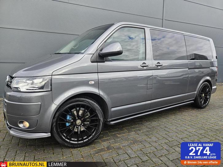 Volkswagen Transporter 2.0 TDI L2H1 Xenon DSG 20 inch leer, Auto's, Bestelauto's, Bedrijf, Te koop, ABS, Airbags, Alarm, Boordcomputer
