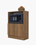 Bruine Magnetronkast Koffiekast Nieuw in Doos, Huis en Inrichting, Keuken | Keukenelementen, Bruin, Nieuw, Minder dan 100 cm, 25 tot 50 cm
