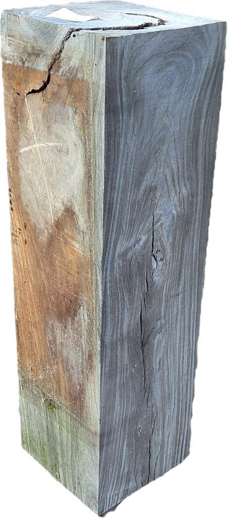 Blok Hardhout ️/ sokkel  Afmeting: 38 x 42 x 135 cm, Tuin en Terras, Palen, Balken en Planken, Nieuw, Hardhout, Ophalen