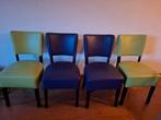 4 Eetkamerstoelen, Huis en Inrichting, Stoelen, Ophalen, Gebruikt, Overige kleuren, Vier