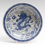 Grote blauw-wit antieke borden, Antiek en Kunst, Ophalen