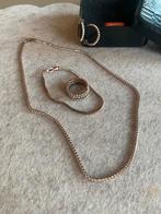 Esprit Sieradenset Rose met Strass, Overige materialen, Ophalen of Verzenden, Zo goed als nieuw, Roze