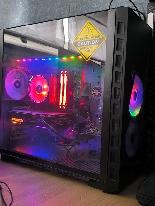 Volledige Computer, Computers en Software, Desktop Pc's, Gebruikt, 4 Ghz of meer, 16 GB, Met videokaart, Gaming, Ophalen of Verzenden