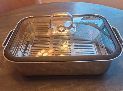 WMF Stoompan /braadslede Vitalis 6,5L *Nieuwstaat*, Huis en Inrichting, Keuken | Potten en Pannen, Zo goed als nieuw, Rvs, Ophalen of Verzenden