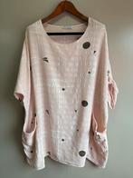 Roze katoen linnen eco look top met vissen print / tot mt 54, Kleding | Dames, Grote Maten, Zo goed als nieuw, Roze, New Collection