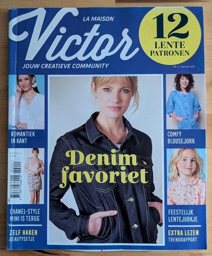 La maison Victor nr 2 maa-apr 2022, Hobby en Vrije tijd, Kledingpatronen, Gebruikt, Vrouw, Overige merken, Ophalen of Verzenden