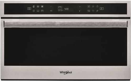 Whirpool W6 MD460 Combi Magnetron Inbouw RVS, Witgoed en Apparatuur, Magnetrons, Zo goed als nieuw, Inbouw, Combimagnetron, Draaiplateau