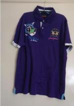 helemaal NIEUW polo shirt LA MARTINA POLO paars 3XL XXXL, Paars, Nieuw, Overige maten, Ophalen of Verzenden