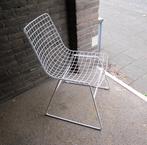 Design metalen draadstoel Stoel, Huis en Inrichting, Stoelen, Ophalen, Wit, Metaal, Eén
