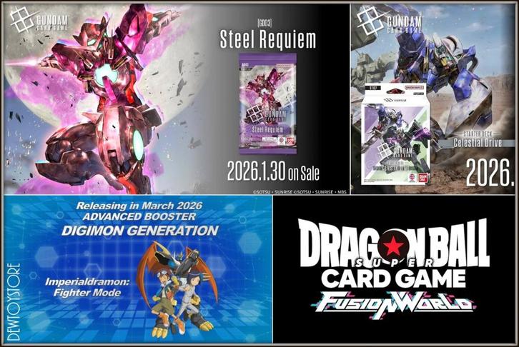 [𝗣𝗿𝗲-𝗼𝗿𝗱𝗲𝗿] Trading Card Game TCG, Verzamelen, Poppetjes en Figuurtjes, Nieuw, Verzenden