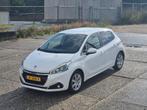 Peugeot 208 1.0 VTI 50KW/68PK 5-D 2016 Wit 12MND GARANTIE!!!, Auto's, 450 kg, Metallic lak, Zwart, Origineel Nederlands