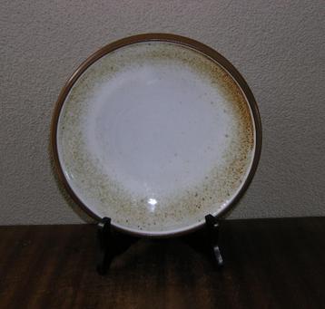 Mobach 2  grote ronde schotels/schalen 1x glans/1x craquelé beschikbaar voor biedingen