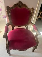 Barok stoel roze met goud, Ophalen