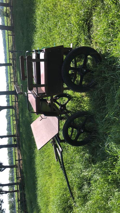Menkarretje voor een shetlander of kleine pony, Dieren en Toebehoren, Paarden en Pony's | Overige Paardenspullen, Overige soorten