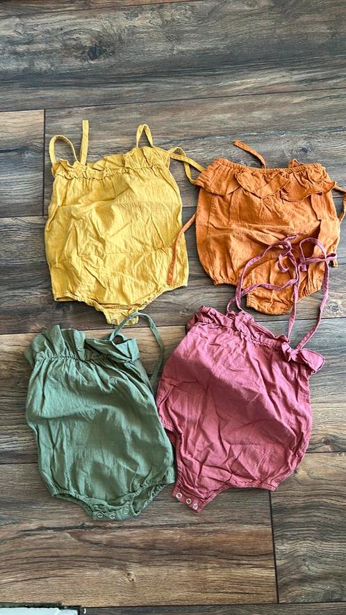 Zomerse romper / luierpakje, Kinderen en Baby's, Babykleding | Maat 80, Zo goed als nieuw, Meisje, Pakje, Ophalen of Verzenden