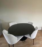Keramieken eettafel + 4 stoelen piet klerx, Ophalen, Hotelchic, Rond, 200 cm of meer