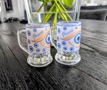 Ouzo glaasjes NIEUW 2x beschikbaar voor biedingen