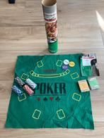 Gallery Play pokerkoker met 100 fiches, Hobby en Vrije tijd, Gezelschapsspellen | Bordspellen, Ophalen of Verzenden, Nieuw
