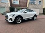 Audi Q3 45 Tfsi e 245pk  S Line  S Tronic 2022 Wit, Zwart, Leder en Stof, Wit, Plug-in hybride