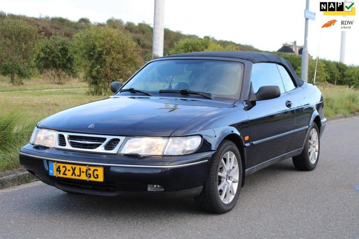 Saab 900 Cabrio 2.3 SE Uniek mooi!, Auto's, Saab, Bedrijf, Te koop, Saab 900, ABS, Airbags, Airconditioning, Boordcomputer, Centrale vergrendeling