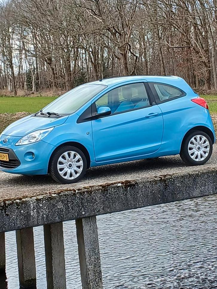 Ford Ka 1.2 51KW 2009 Blauw, Auto's, Ford, Particulier, Ka, ABS, Airbags, Airconditioning, Boordcomputer, Centrale vergrendeling