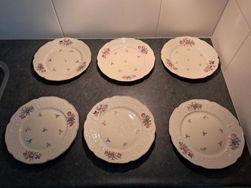 6 Rosenthal sanssouci borden (gouden rand), Antiek en Kunst, Antiek | Servies los, Ophalen of Verzenden