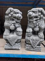 Foo Dogs, 43cm hoog, Tuin en Terras, Tuinbeelden, Nieuw, Beton, Ophalen of Verzenden