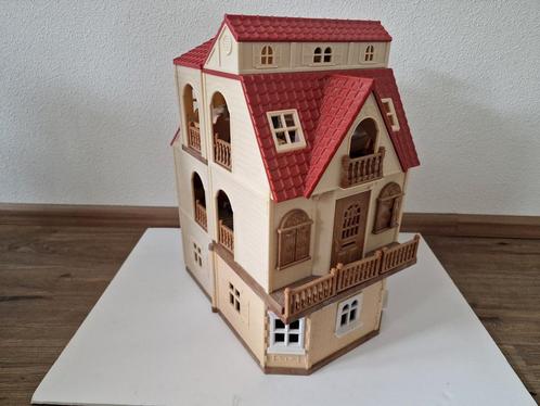 Sylvanian Families Herenhuis + veel extra sets!, Kinderen en Baby's, Speelgoed | Poppenhuizen, Gebruikt, Poppenhuis, Ophalen of Verzenden