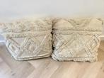 2 beige kussens 40x40, Huis en Inrichting, Woonaccessoires | Kussens, Ophalen, Zo goed als nieuw, Beige, Vierkant