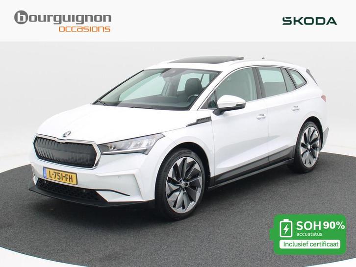 Skoda Enyaq iV 60 | Panoramadak | Adaptive Cruise | Stoelver, Auto's, Skoda, Bedrijf, Te koop, Enyaq, ABS, Achteruitrijcamera