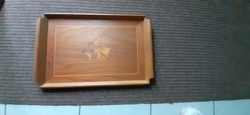 Houten dienblad uit Azië, ongebruikt  beschikbaar voor biedingen