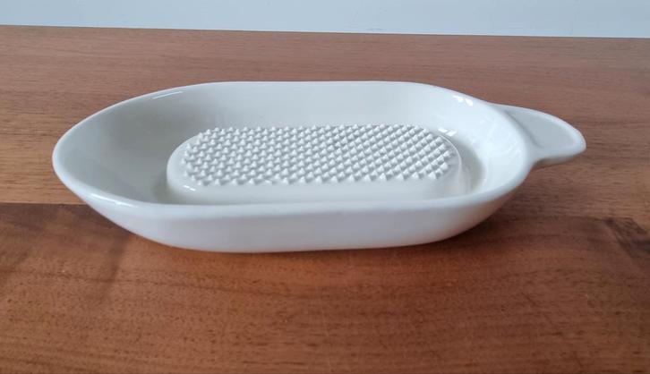 Rasp - Keramische (Knoflook)rasp met Opvangbakje, Huis en Inrichting, Keuken | Keukenbenodigdheden, Gebruikt, Ophalen of Verzenden