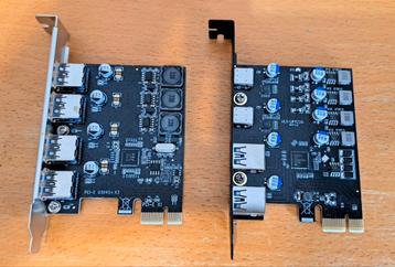 2 Nieuwe USB 3.0 en USB c pci-e kaarten. beschikbaar voor biedingen