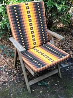 Drie hele gezellige 70s vintage tuinkussens, Ophalen of Verzenden, Zo goed als nieuw, Vierkant