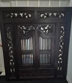 Indonesische spiegel boho bali, Huis en Inrichting, Woonaccessoires | Spiegels, Ophalen, Gebruikt, Minder dan 50 cm, Minder dan 100 cm