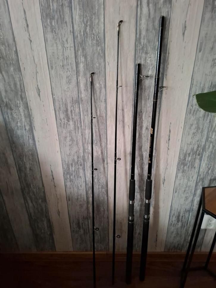 2x boothengel, Watersport en Boten, Hengelsport | Zeevissen, Werphengel, Ophalen of Verzenden