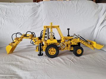 Lego 8862 Backhoe Grader 1989 - met Boekje beschikbaar voor biedingen
