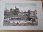 Hellevoetsluis.Litho (gekl)van Hellevoetsluis Haven. Ca 1880, Ophalen of Verzenden