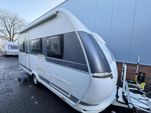 Hobby Excellent 455 UF / luifel / fietsendrager, Caravans en Kamperen, Caravans, Bedrijf, tot en met 4, 1000 - 1250 kg, Rondzit