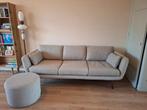 3-zitsbank Sofa Company Sigrid met bijpassende poef, Huis en Inrichting, Ophalen, Driepersoons, 75 tot 100 cm, Zo goed als nieuw