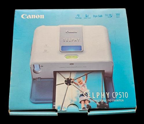 Canon Selphy CP510 compleet met doos!, Computers en Software, Pocketprinters, Zo goed als nieuw, Ophalen of Verzenden