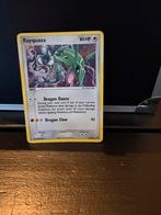 Rayquaza holo, Ophalen of Verzenden, Zo goed als nieuw, Meerdere kaarten, Foil