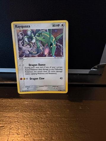 Rayquaza holo beschikbaar voor biedingen