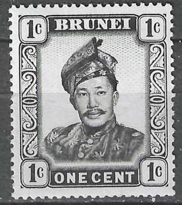 Brunei 1952 - Yvert 84 - Sultan Omar Ali Saifuddin (PF) beschikbaar voor biedingen