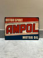 Mancave Bar Café Wanddecoratie metalen bordje Ampol Motor, Ophalen of Verzenden, Zo goed als nieuw, Reclamebord