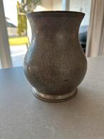 Tinnen vaasje van Meeuws & Zoon, Den Haag, Ophalen of Verzenden