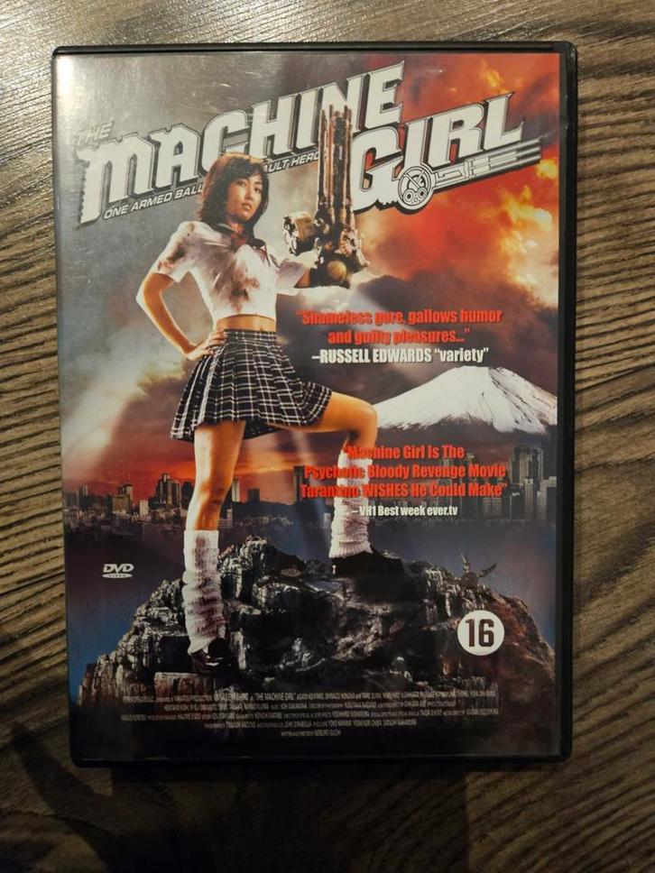 The Machine Girl DVD - Japanse Horror Gore, Cd's en Dvd's, Dvd's | Horror, Zo goed als nieuw, Gore, Vanaf 16 jaar, Ophalen of Verzenden