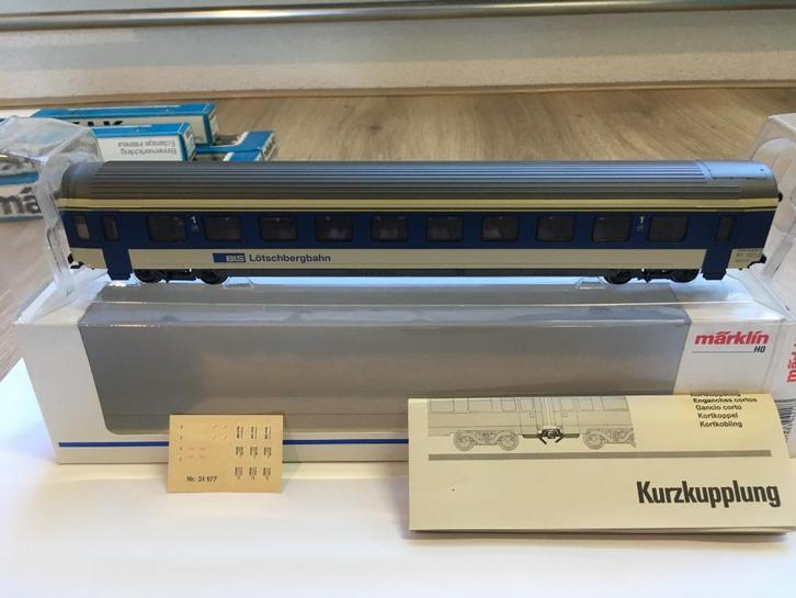 Marklin 4218 BLS Zwitserse spoorwegen (2), Hobby en Vrije tijd, Modeltreinen | H0, Nieuw, Wagon, Wisselstroom, Märklin, Ophalen of Verzenden